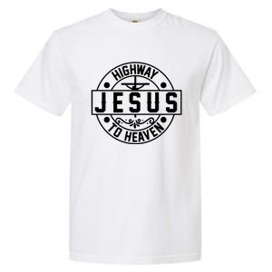 Highway To Heaven Love Jesus Christian Christmas Cool Gift Garment-Dyed Heavyweight T-Shirt