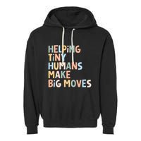 Helping Tiny Humans Make Big Moves Garment-Dyed Fleece Hoodie
