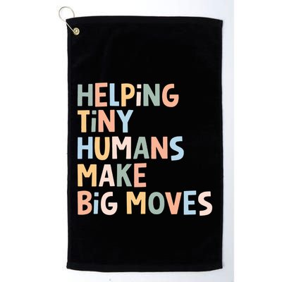 Helping Tiny Humans Make Big Moves Golf Towel