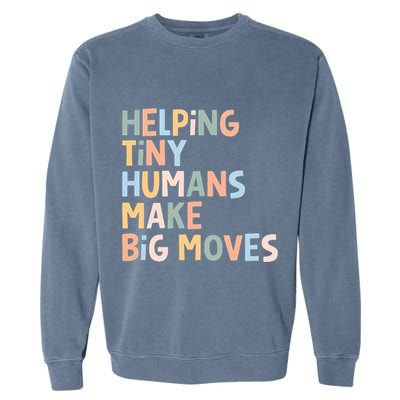 Helping Tiny Humans Make Big Moves Garment-Dyed Sweatshirt