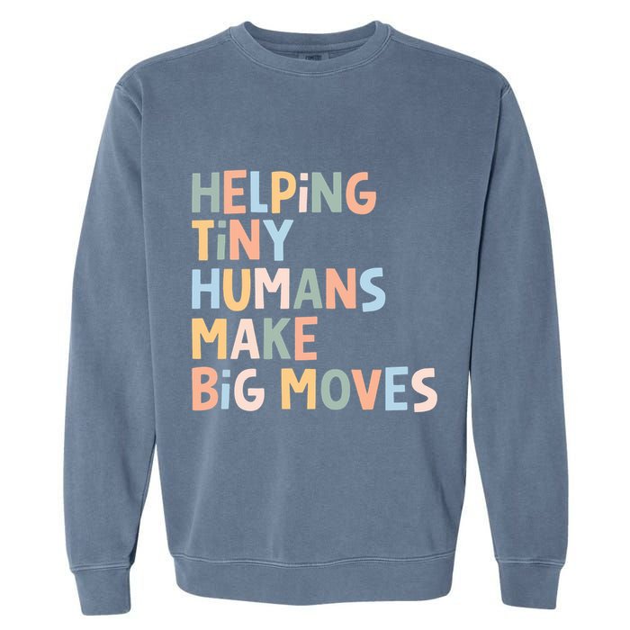 Helping Tiny Humans Make Big Moves Garment-Dyed Sweatshirt