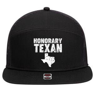 Honorary Texan 7 Panel Mesh Trucker Snapback Hat