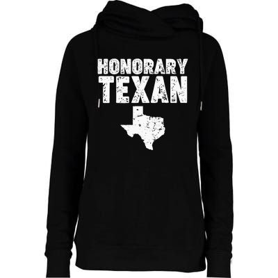 Honorary Texan Womens Funnel Neck Pullover Hood