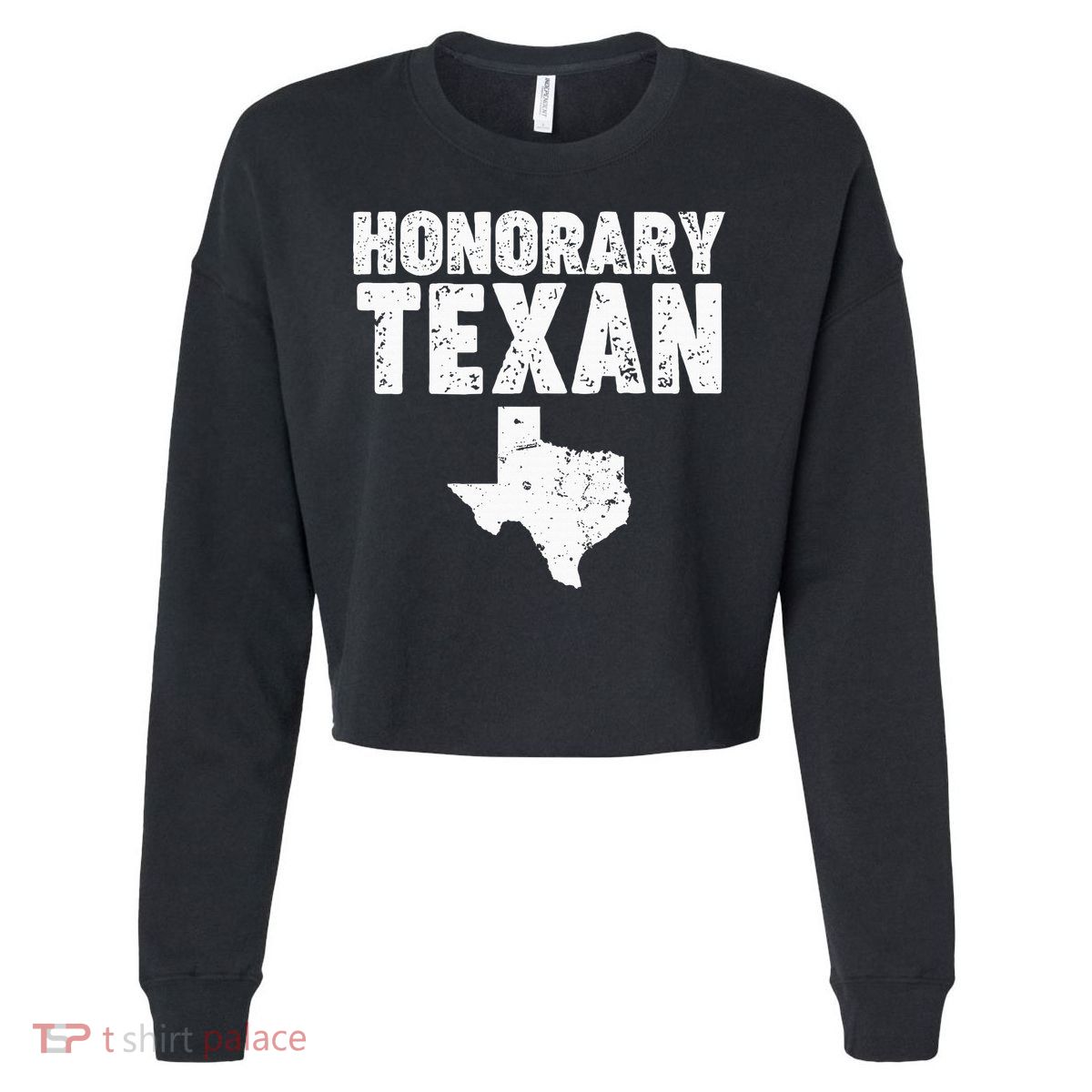 Honorary Texan Cropped Pullover Crew