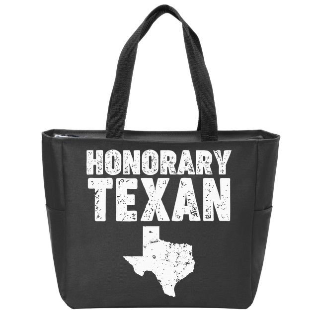 Honorary Texan Zip Tote Bag