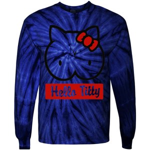 Hello Titty Tie-Dye Long Sleeve Shirt