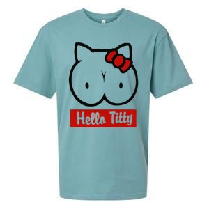 Hello Titty Sueded Cloud Jersey T-Shirt