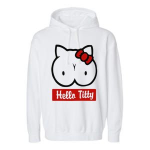 Hello Titty Garment-Dyed Fleece Hoodie