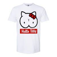 Hello Titty Softstyle CVC T-Shirt