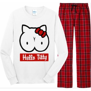 Hello Titty Long Sleeve Pajama Set