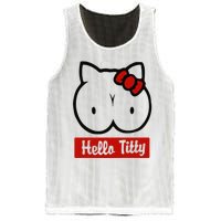 Hello Titty Mesh Reversible Basketball Jersey Tank