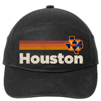 Houston Texas Houston Strong Stripes Baseball 7-Panel Snapback Hat