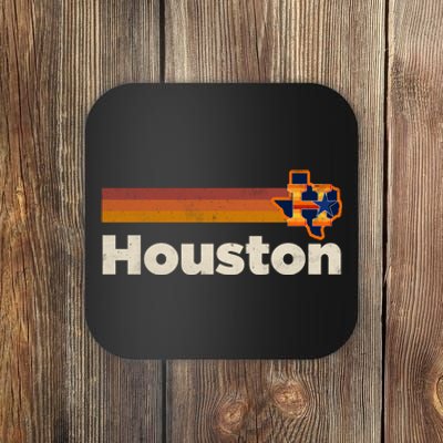 Houston Texas Houston Strong Stripes Baseball Coaster