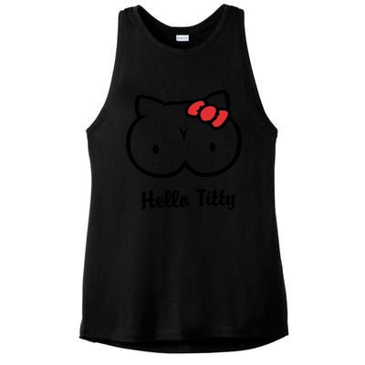 Hello Titty Ladies PosiCharge Tri-Blend Wicking Tank