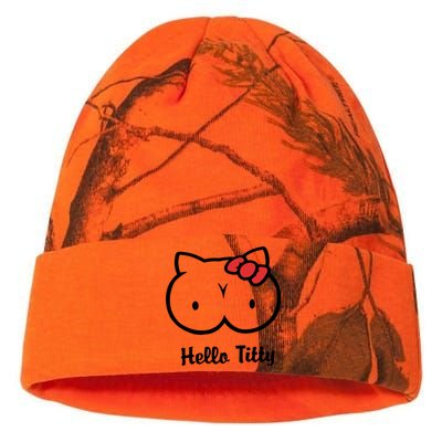 Hello Titty Kati Licensed 12" Camo Beanie