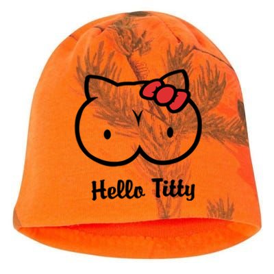 Hello Titty Kati - Camo Knit Beanie