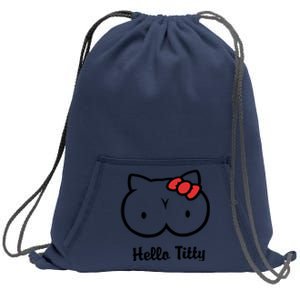 Hello Titty Sweatshirt Cinch Pack Bag