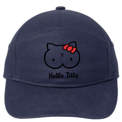 Hello Titty 7-Panel Snapback Hat