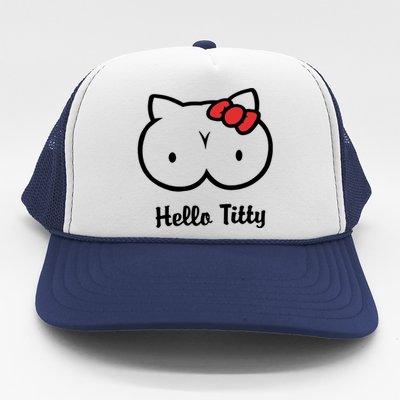 Hello Titty Trucker Hat