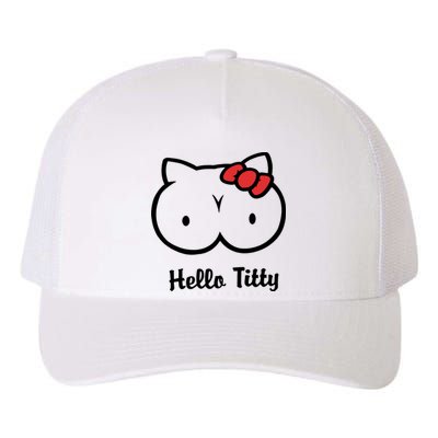 Hello Titty Yupoong Adult 5-Panel Trucker Hat