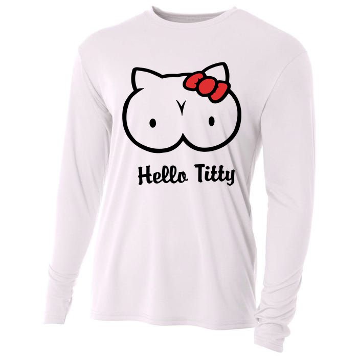 Hello Titty Cooling Performance Long Sleeve Crew