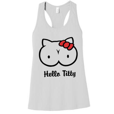 Hello Titty Women's Racerback Tank