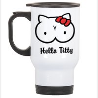 Hello Titty Stainless Steel Travel Mug