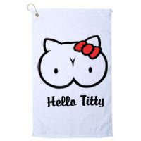 Hello Titty Platinum Collection Golf Towel