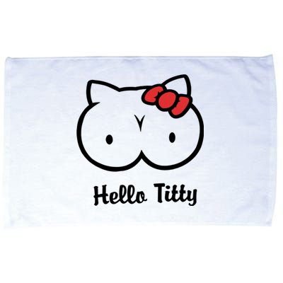 Hello Titty Microfiber Hand Towel