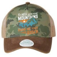Hiking To Hell With Your Mountains Show Me Your Busch Legacy Tie Dye Trucker Hat