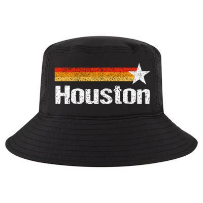 Houston Texas Houston Strong Stripes Usa Texas Cool Comfort Performance Bucket Hat