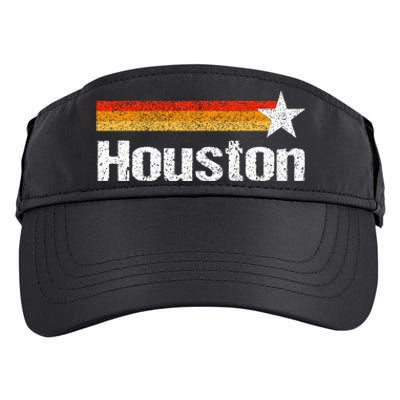 Houston Texas Houston Strong Stripes Usa Texas Adult Drive Performance Visor