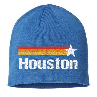 Houston Texas Houston Strong Stripes Usa Texas Sustainable Beanie