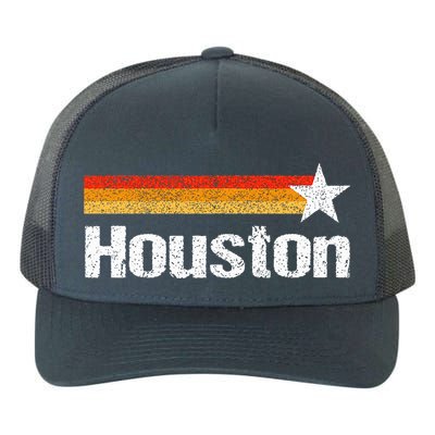 Houston Texas Houston Strong Stripes Usa Texas Yupoong Adult 5-Panel Trucker Hat