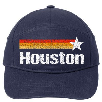 Houston Texas Houston Strong Stripes Usa Texas 7-Panel Snapback Hat