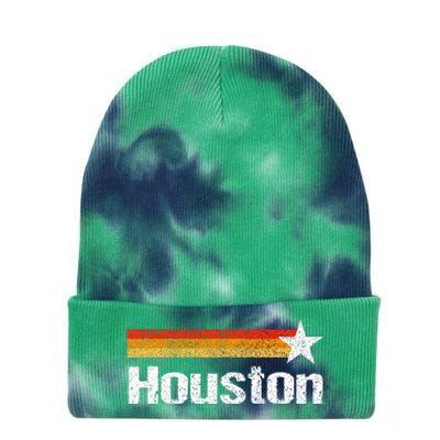 Houston Texas Houston Strong Stripes Usa Texas Tie Dye 12in Knit Beanie