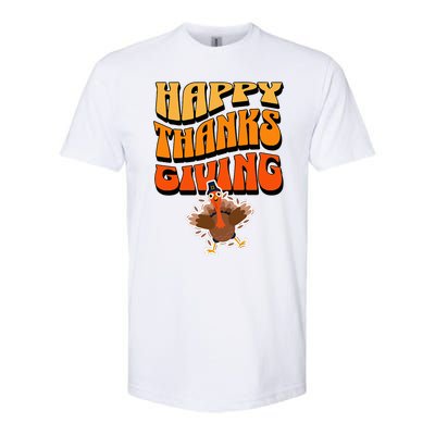 Happy Thanksgiving Holiday Softstyle CVC T-Shirt