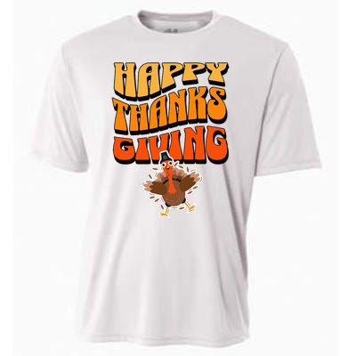 Happy Thanksgiving Holiday Cooling Performance Crew T-Shirt