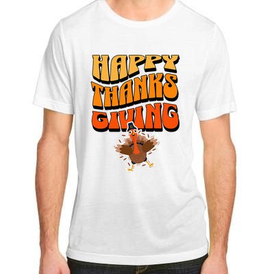 Happy Thanksgiving Holiday Adult ChromaSoft Performance T-Shirt