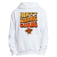 Happy Thanksgiving Holiday Urban Pullover Hoodie