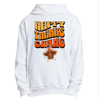 Happy Thanksgiving Holiday Urban Pullover Hoodie