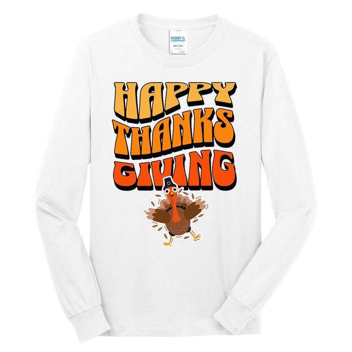 Happy Thanksgiving Holiday Tall Long Sleeve T-Shirt