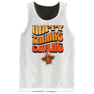 Happy Thanksgiving Holiday Mesh Reversible Basketball Jersey Tank