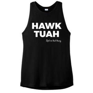 Hawk Tuah Ladies PosiCharge Tri-Blend Wicking Tank