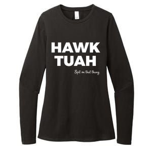 Hawk Tuah Womens CVC Long Sleeve Shirt