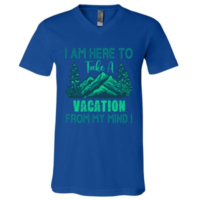 Holiday Thoughts Holiday Spirit Holiday Mountain Vacation Meaningful Gift V-Neck T-Shirt