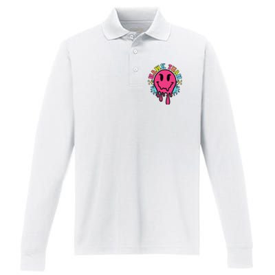 Hawk Tuah Performance Long Sleeve Polo