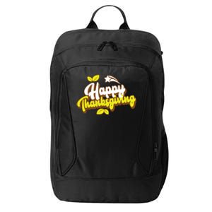 Happy Thanksgiving Holiday Cute City Backpack