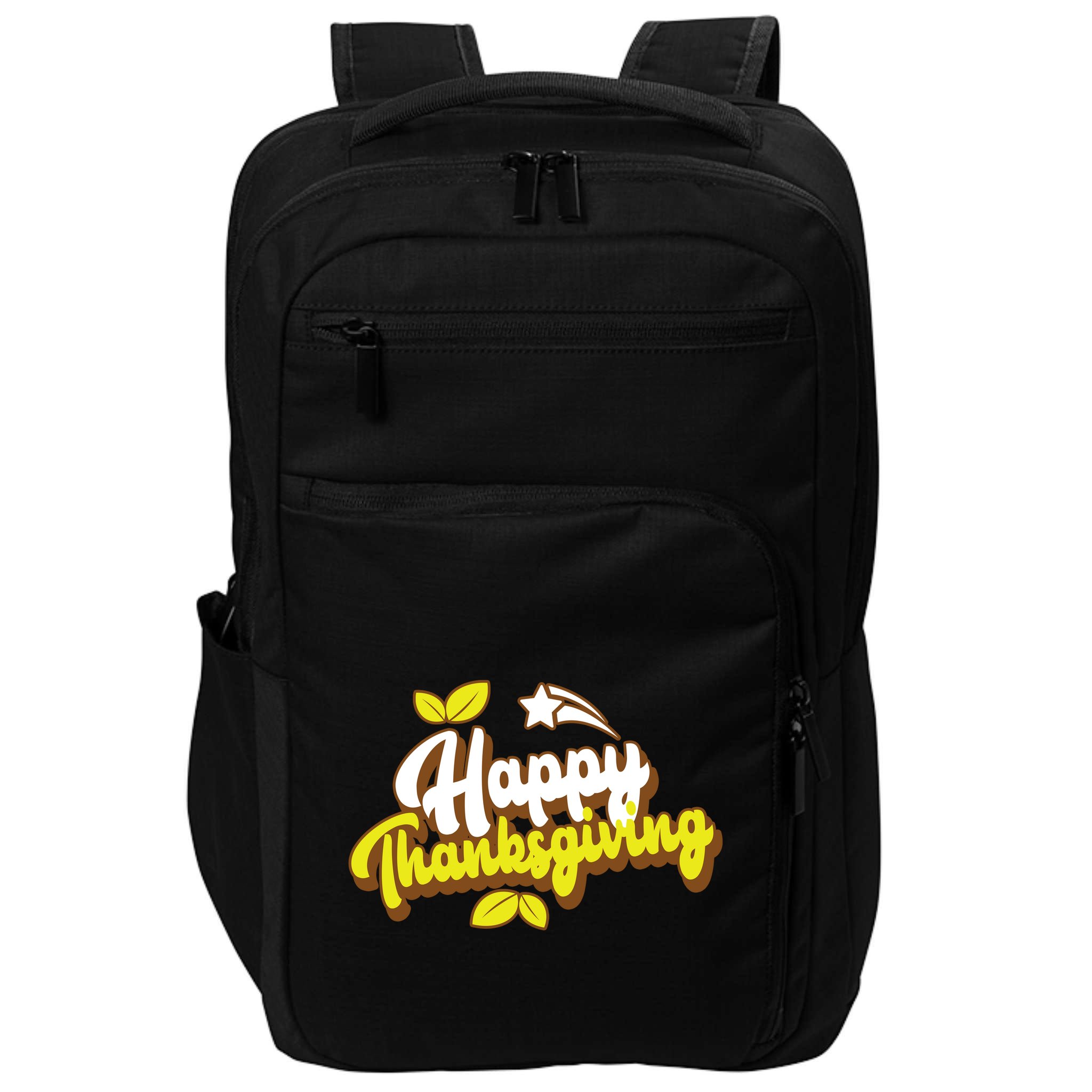 Happy Thanksgiving Holiday Cute Impact Tech Backpack