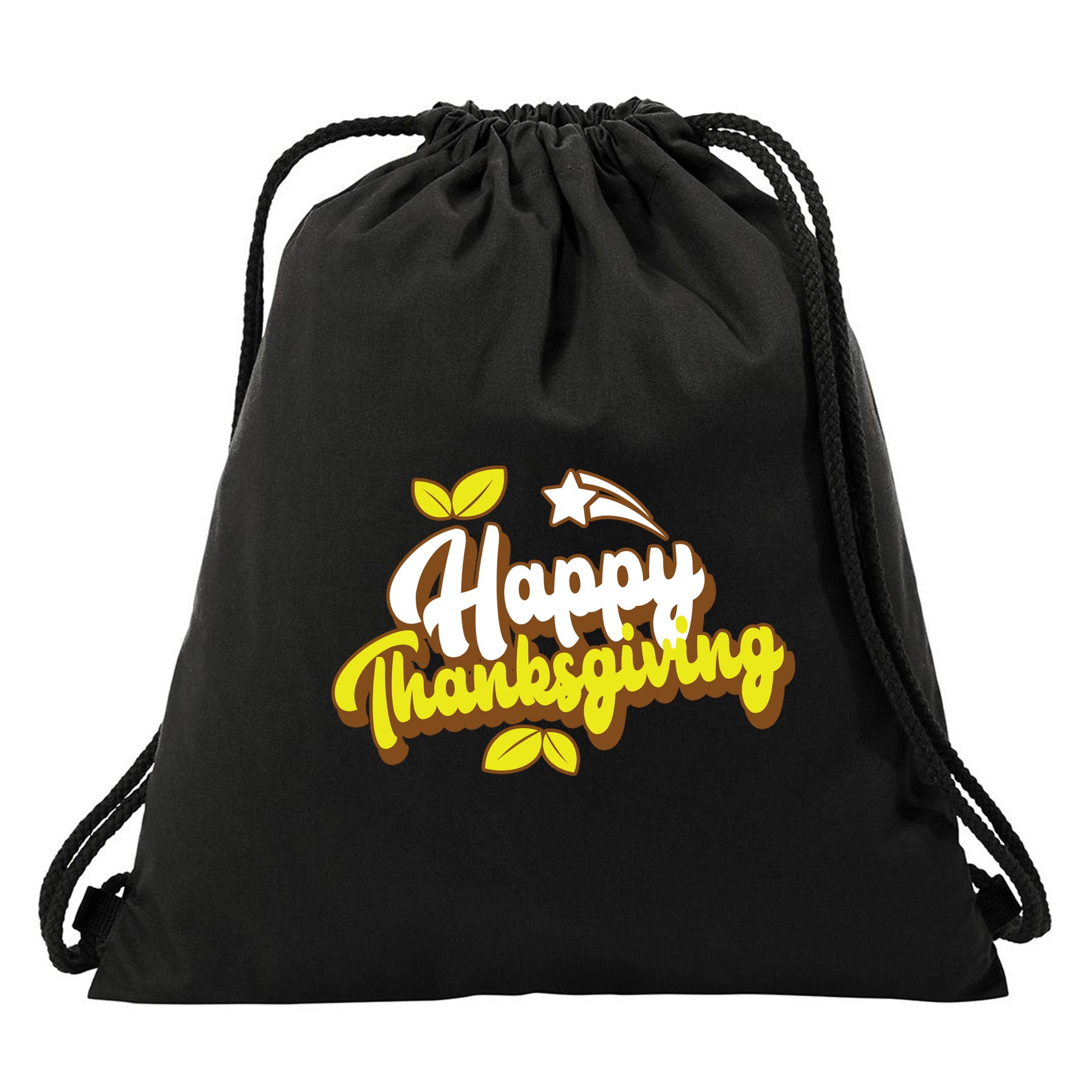 Happy Thanksgiving Holiday Cute Drawstring Bag